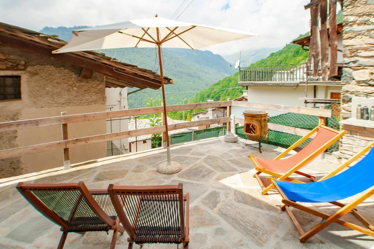 Allo Villo Lovely Apartment Ostana Exterior photo
